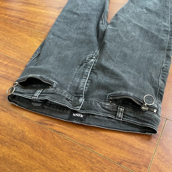 HUDSON KOOPER HIGH RISE SUPER SKINNY JEANS GRAY SIZE 29 - Picture 6 of 13